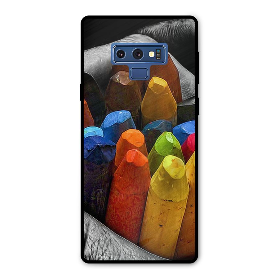 Crayons Beautiful Metal Back Case for Galaxy Note 9