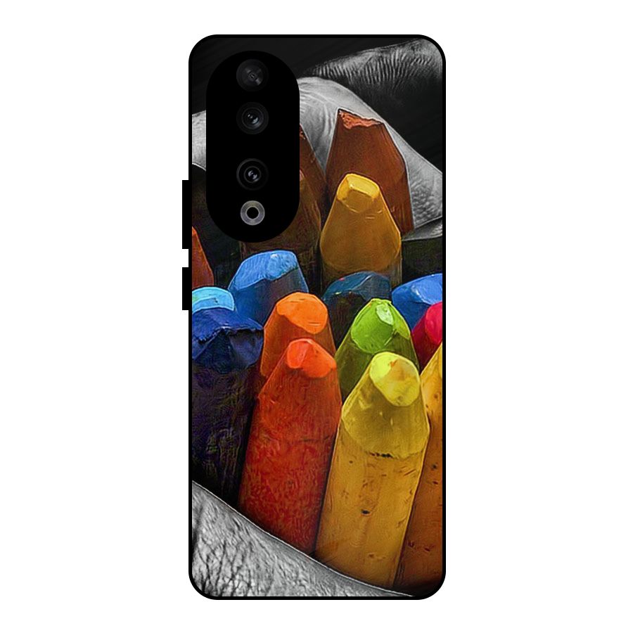 Crayons Beautiful Metal Back Case for Honor 90