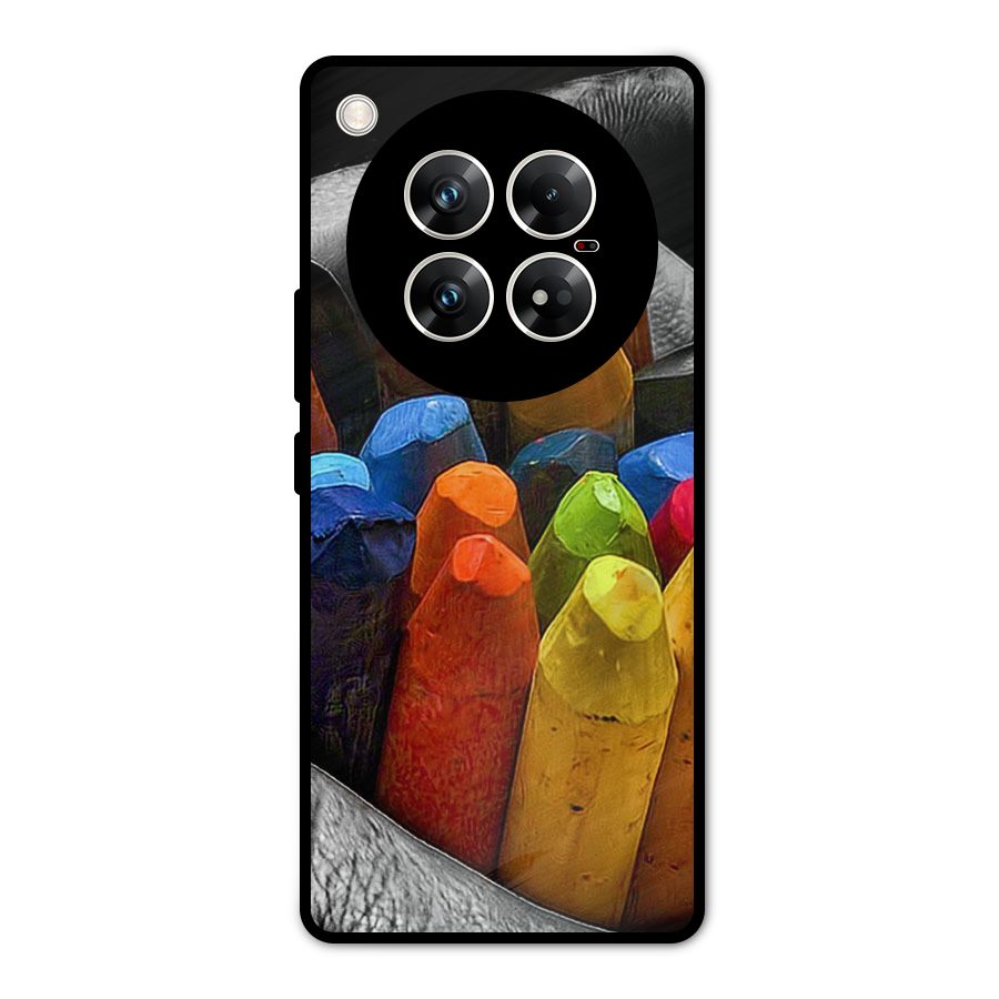 Crayons Beautiful Metal Back Case for Infinix Zero 40 5G