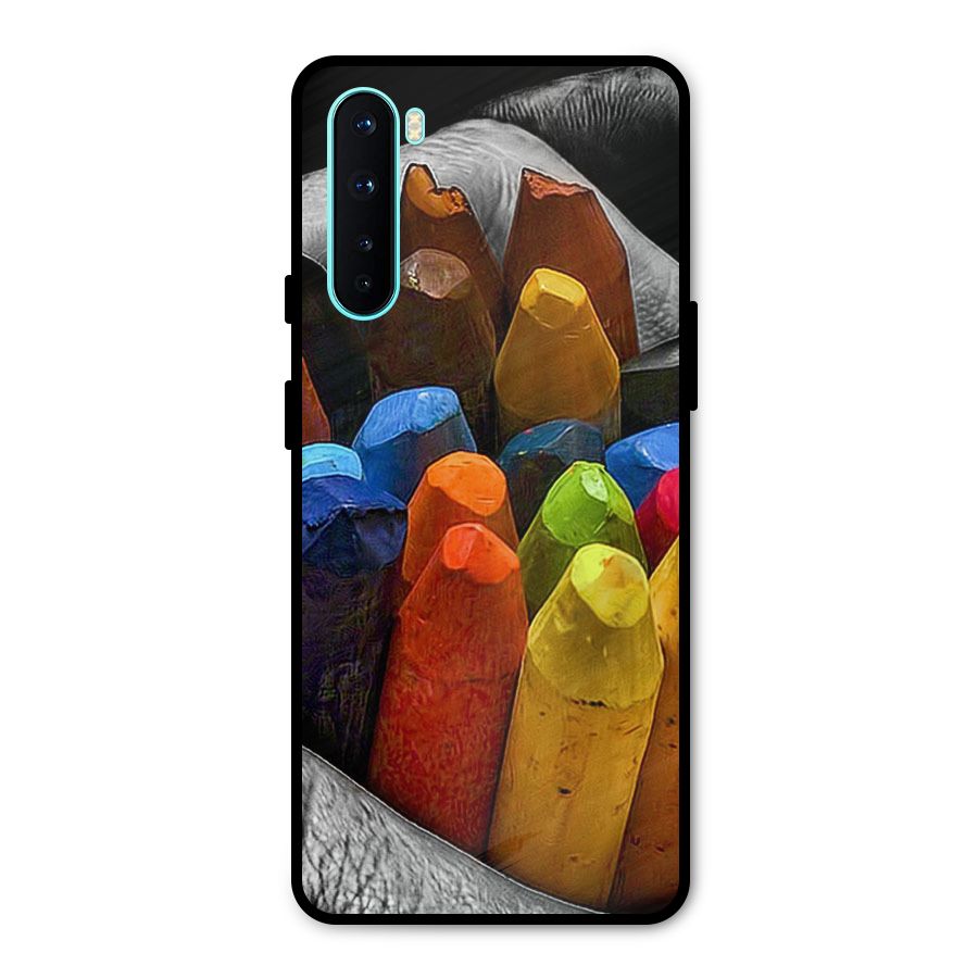 Crayons Beautiful Metal Back Case for OnePlus Nord