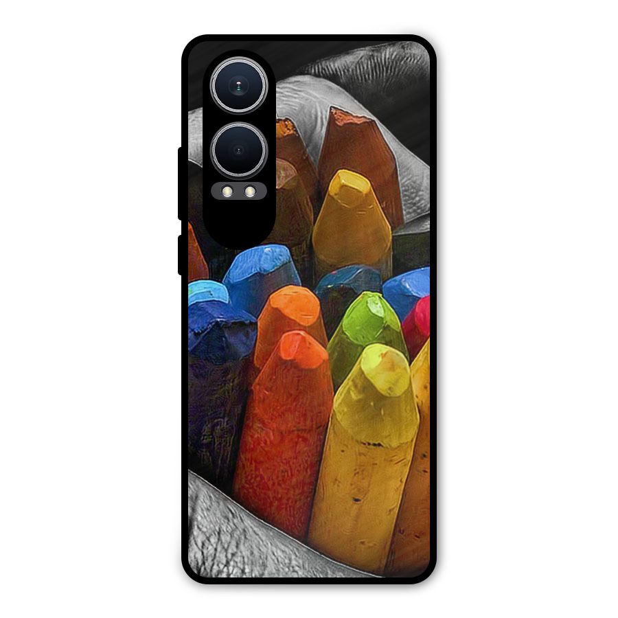 Crayons Beautiful Metal Back Case for OnePlus Nord CE4 Lite