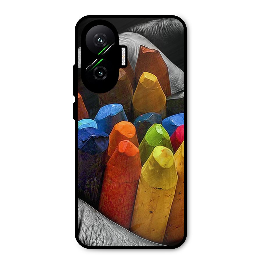 Crayons Beautiful Metal Back Case for Poco F7