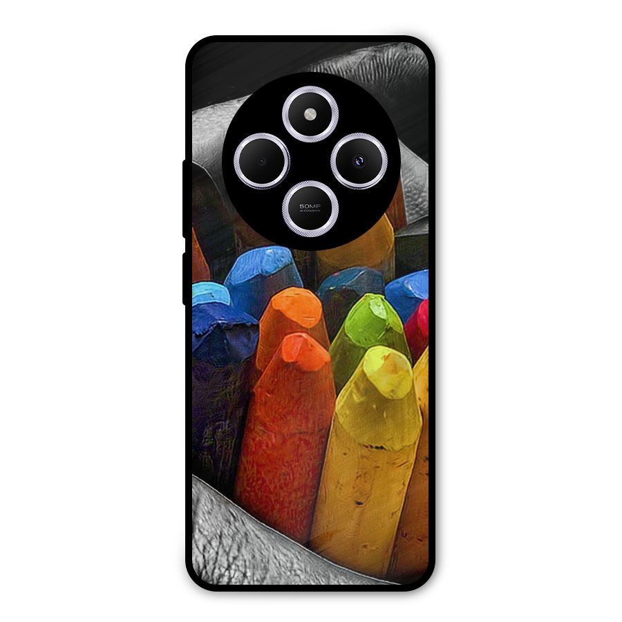Crayons Beautiful Metal Back Case for Poco M7