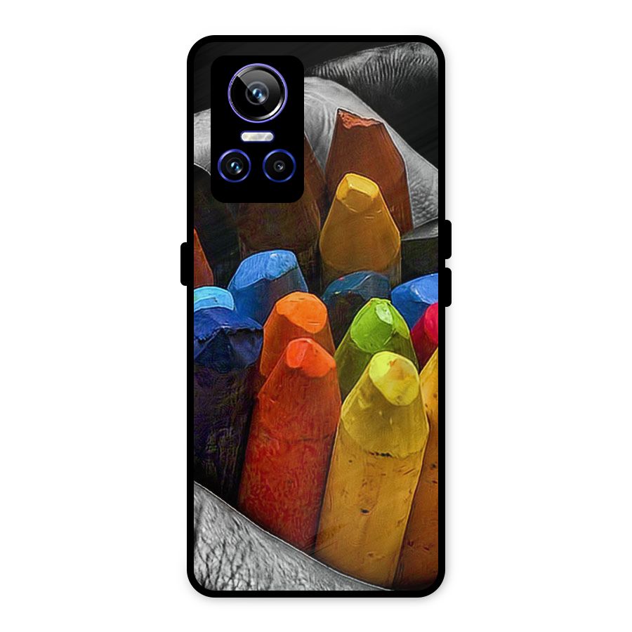 Crayons Beautiful Metal Back Case for Realme GT Neo 3