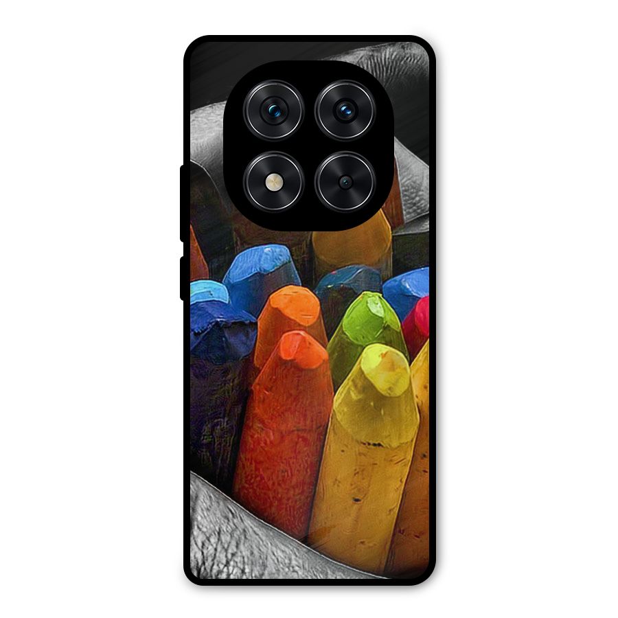 Crayons Beautiful Metal Back Case for Redmi Note 14 Pro 5G