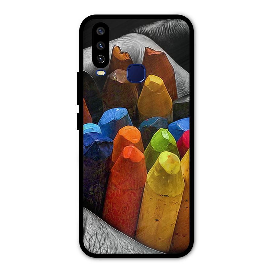 Crayons Beautiful Metal Back Case for Vivo Y15