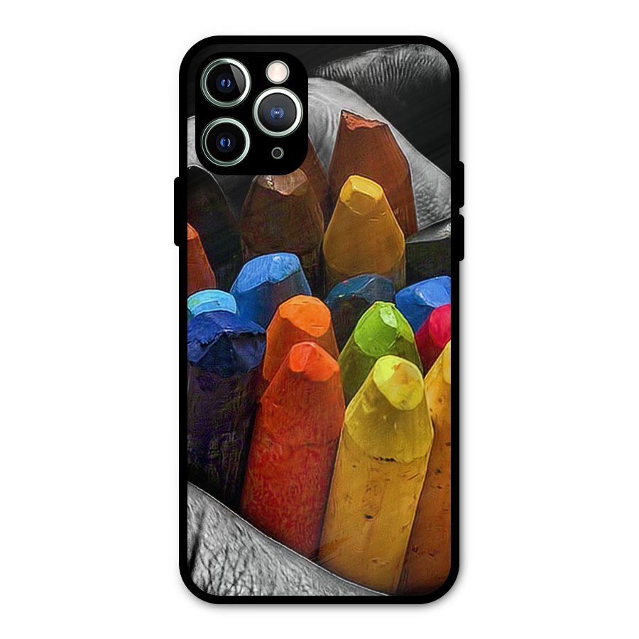 Crayons Beautiful Metal Back Case for iPhone 11 Pro Max
