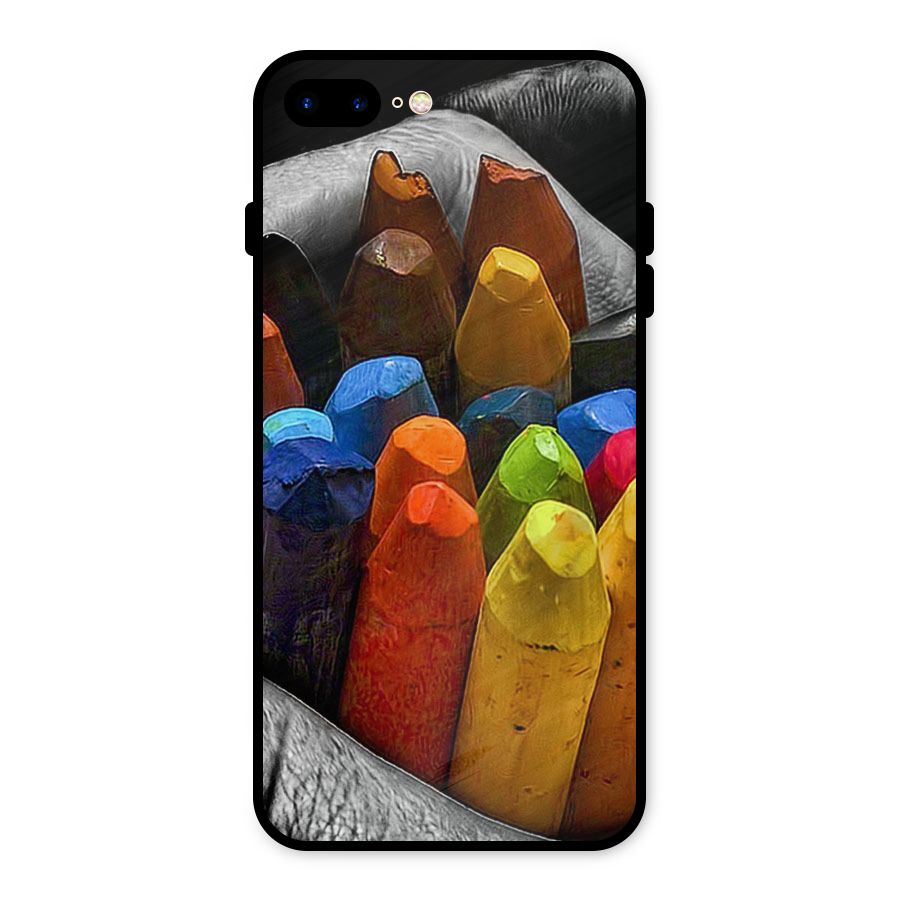 Crayons Beautiful Metal Back Case for iPhone 7 Plus