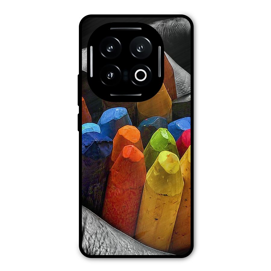 Crayons Beautiful Metal Back Case for iQOO 13