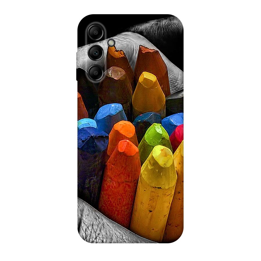 Crayons Beautiful Original Polycarbonate Back Case for Galaxy A14 5G