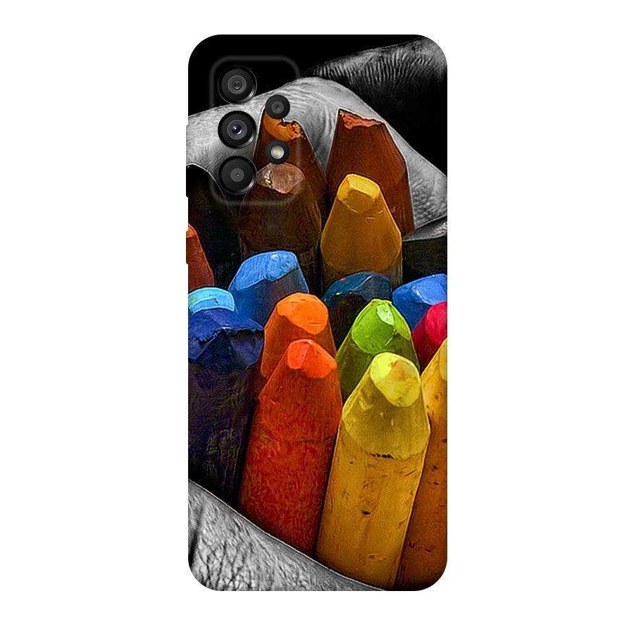 Crayons Beautiful Original Polycarbonate Back Case for Galaxy A73 5G