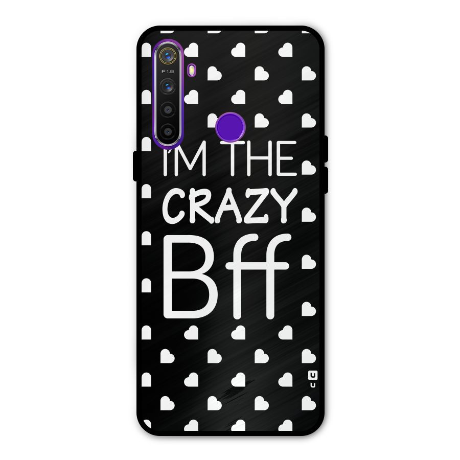 Crazy Bff Glass Back Case for Realme 5s