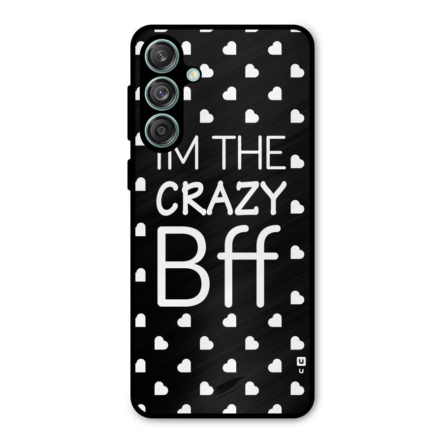 Crazy Bff Metal Back Case for Galaxy M55 5G