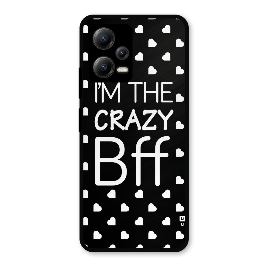 Crazy Bff Metal Back Case for Redmi Note 12 5G