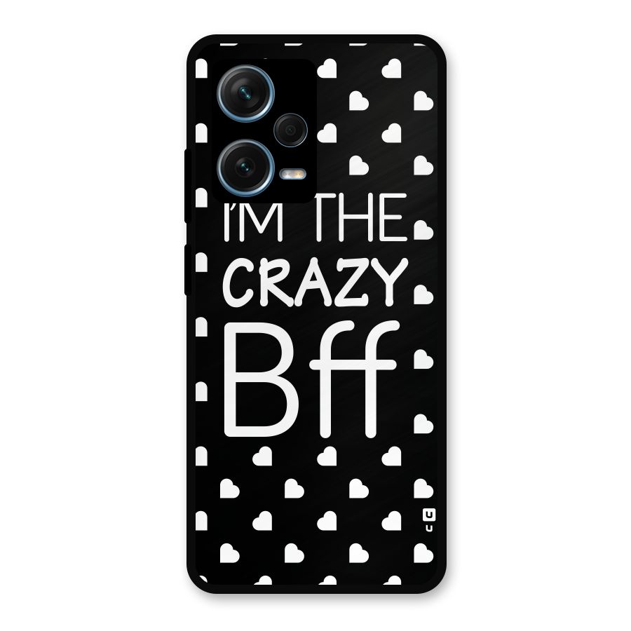 Crazy Bff Metal Back Case for Redmi Note 12 Pro Plus 5G