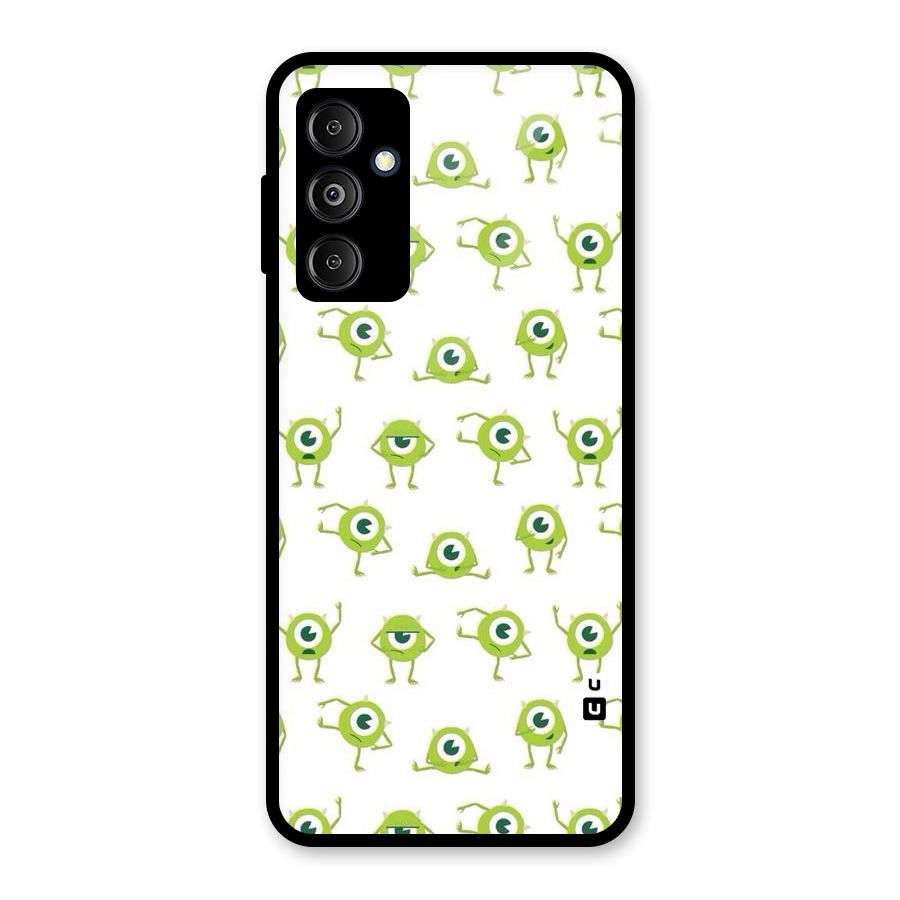 Crazy Green Maniac Glass Back Case for Galaxy M14 5G