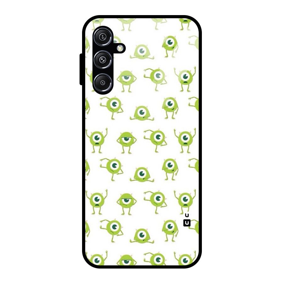Crazy Green Maniac Glass Back Case for Galaxy M34 5G