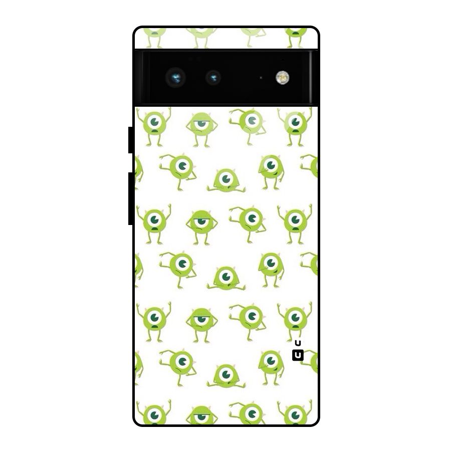 Crazy Green Maniac Glass Back Case for Google Pixel 6