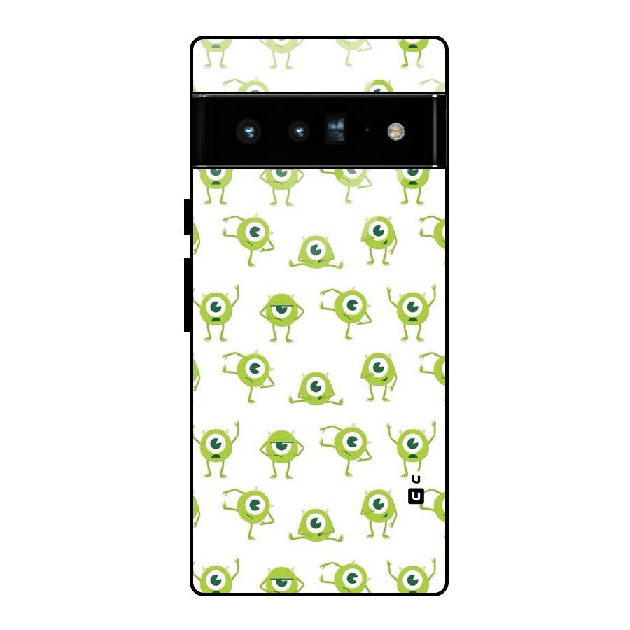 Crazy Green Maniac Glass Back Case for Google Pixel 6 Pro