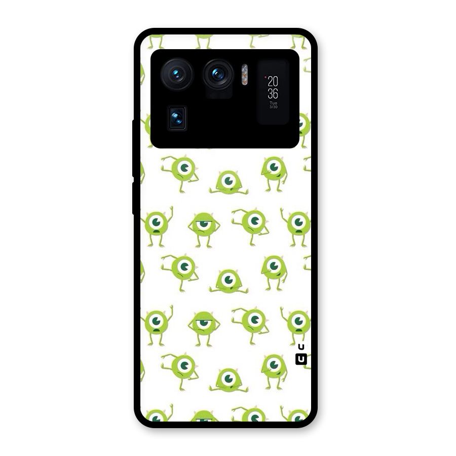 Crazy Green Maniac Glass Back Case for Mi 11 Ultra