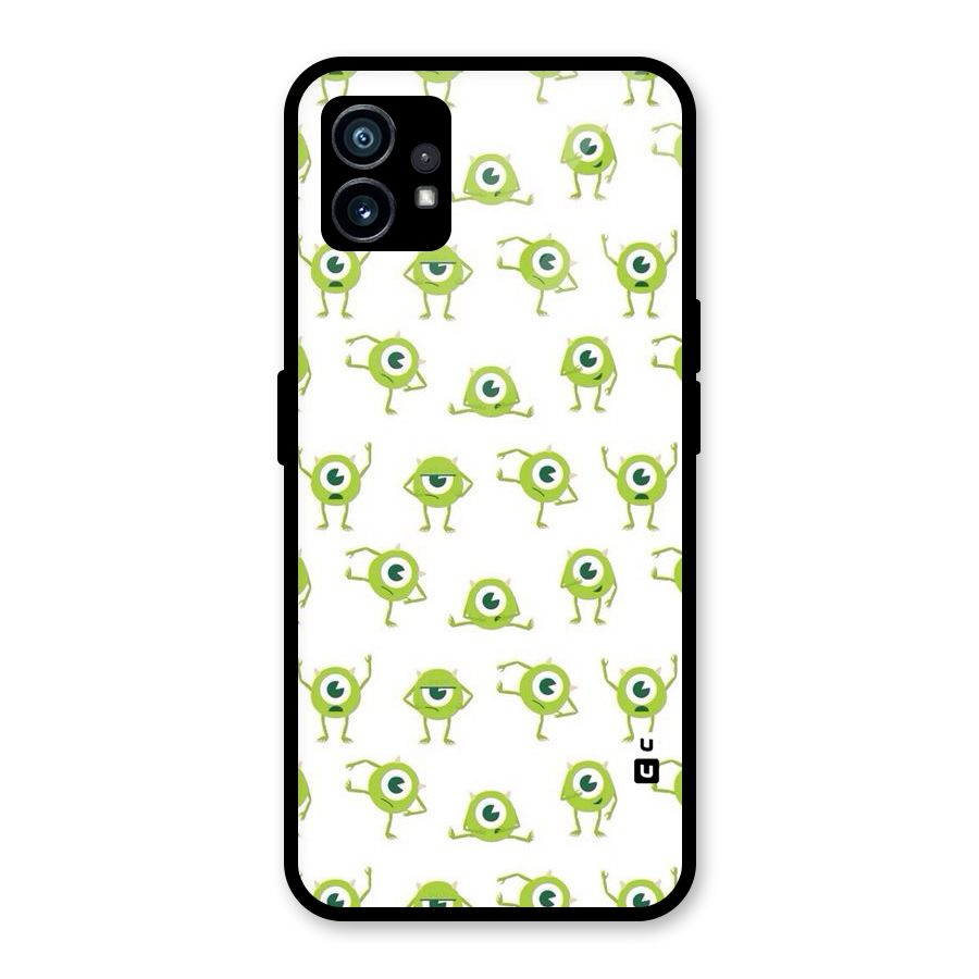 Crazy Green Maniac Glass Back Case for Nothing Phone 1