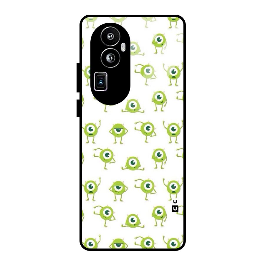 Crazy Green Maniac Glass Back Case for Oppo Reno10 Pro Plus