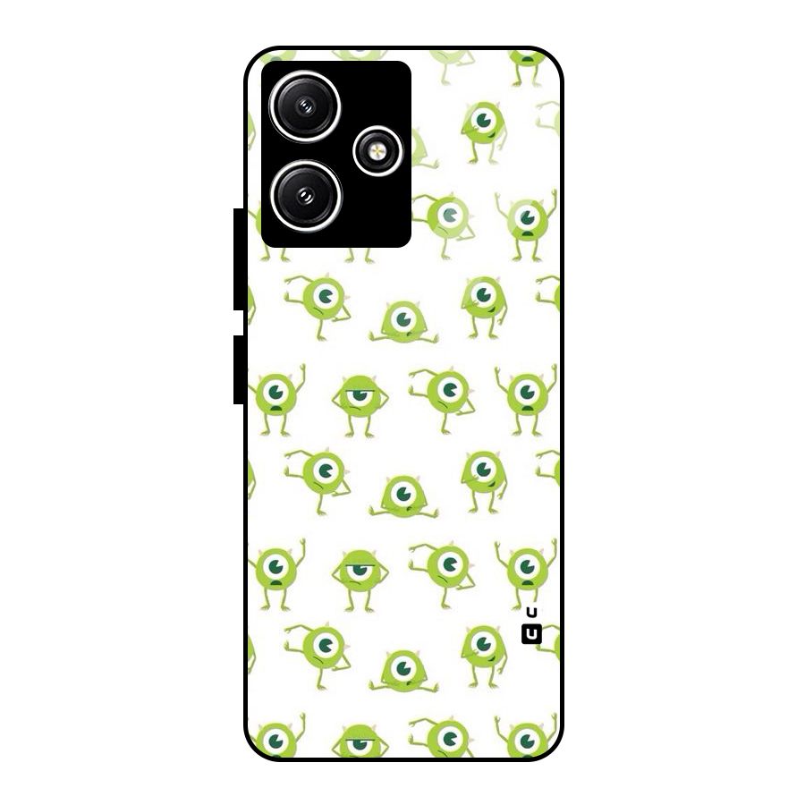 Crazy Green Maniac Glass Back Case for Poco M6 Pro