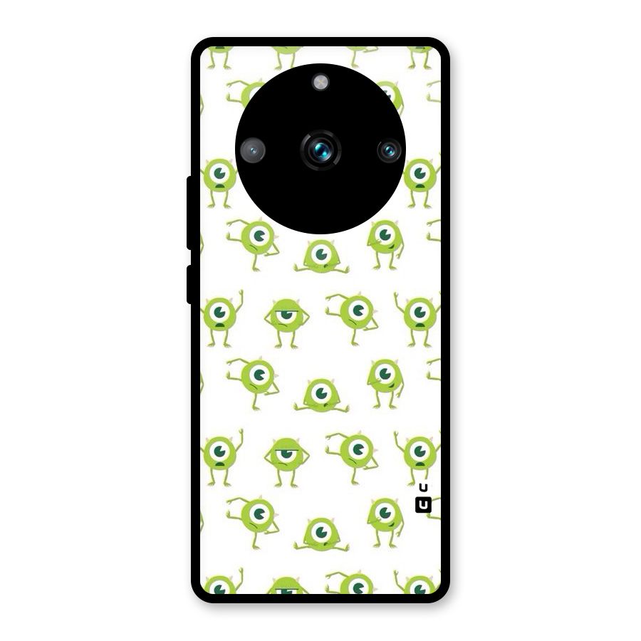 Crazy Green Maniac Glass Back Case for Realme 11 Pro Plus
