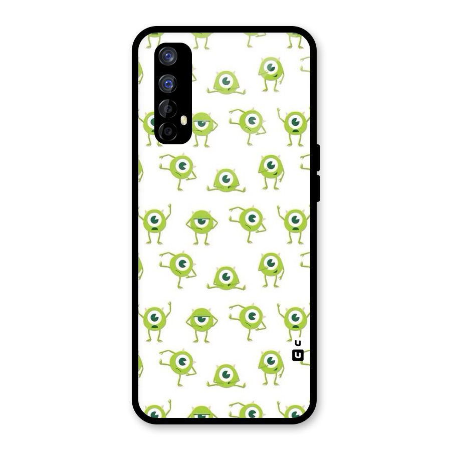 Crazy Green Maniac Glass Back Case for Realme Narzo 20 Pro