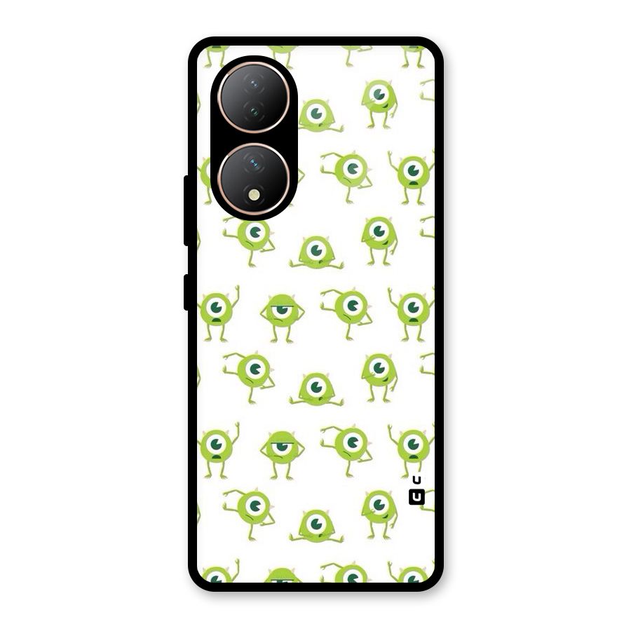 Crazy Green Maniac Glass Back Case for Vivo Y100A