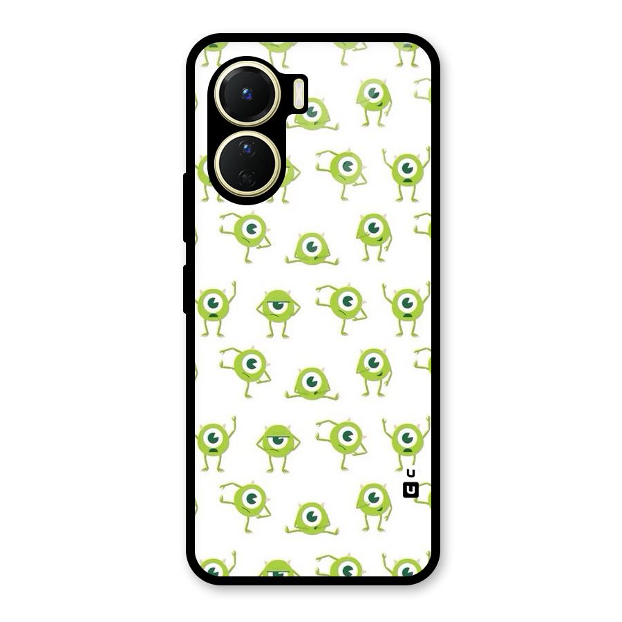 Crazy Green Maniac Glass Back Case for Vivo Y16