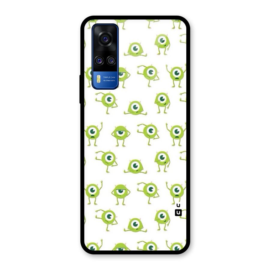 Crazy Green Maniac Glass Back Case for Vivo Y31