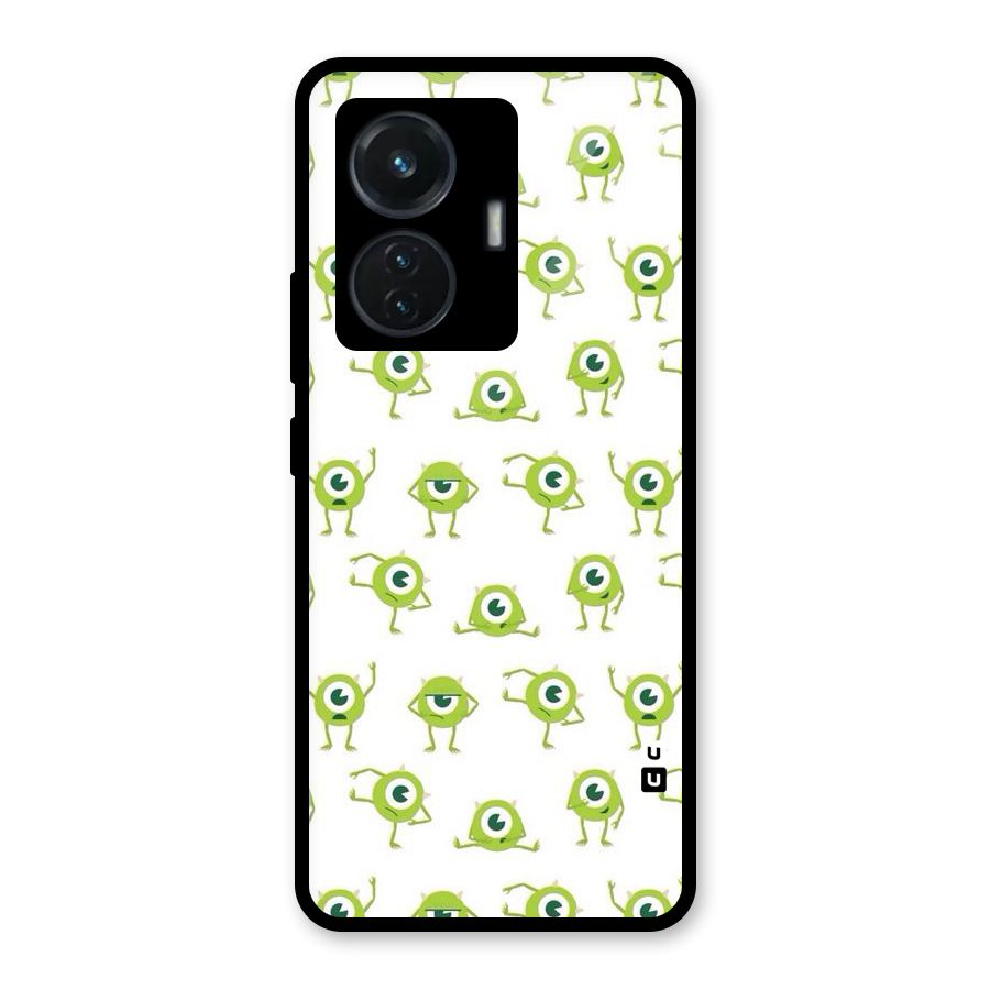 Crazy Green Maniac Glass Back Case for iQOO Z6 44W