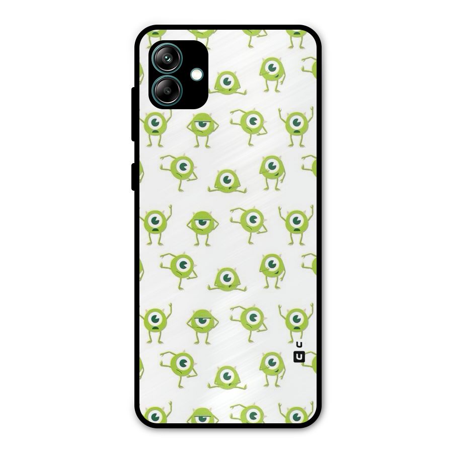 Crazy Green Maniac Metal Back Case for Galaxy A04