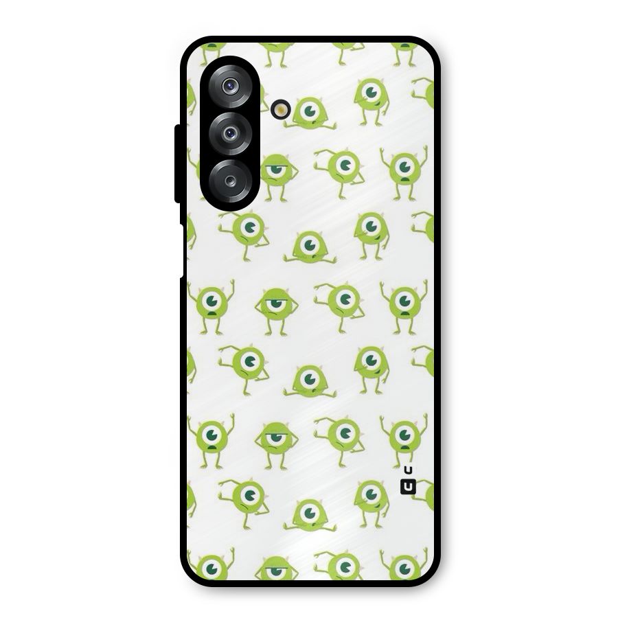 Crazy Green Maniac Metal Back Case for Galaxy A26
