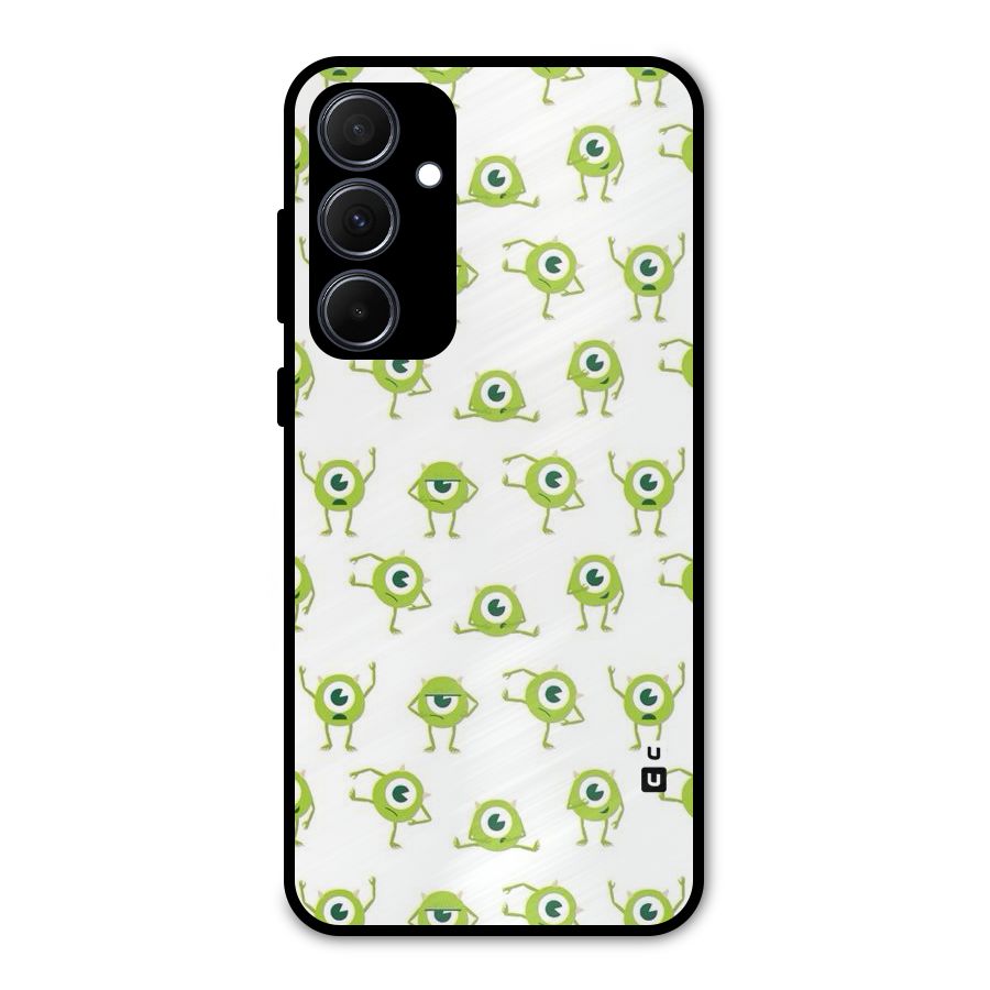 Crazy Green Maniac Metal Back Case for Galaxy A35