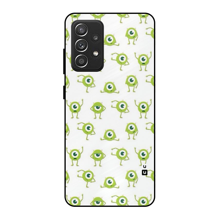 Crazy Green Maniac Metal Back Case for Galaxy A52s 5G