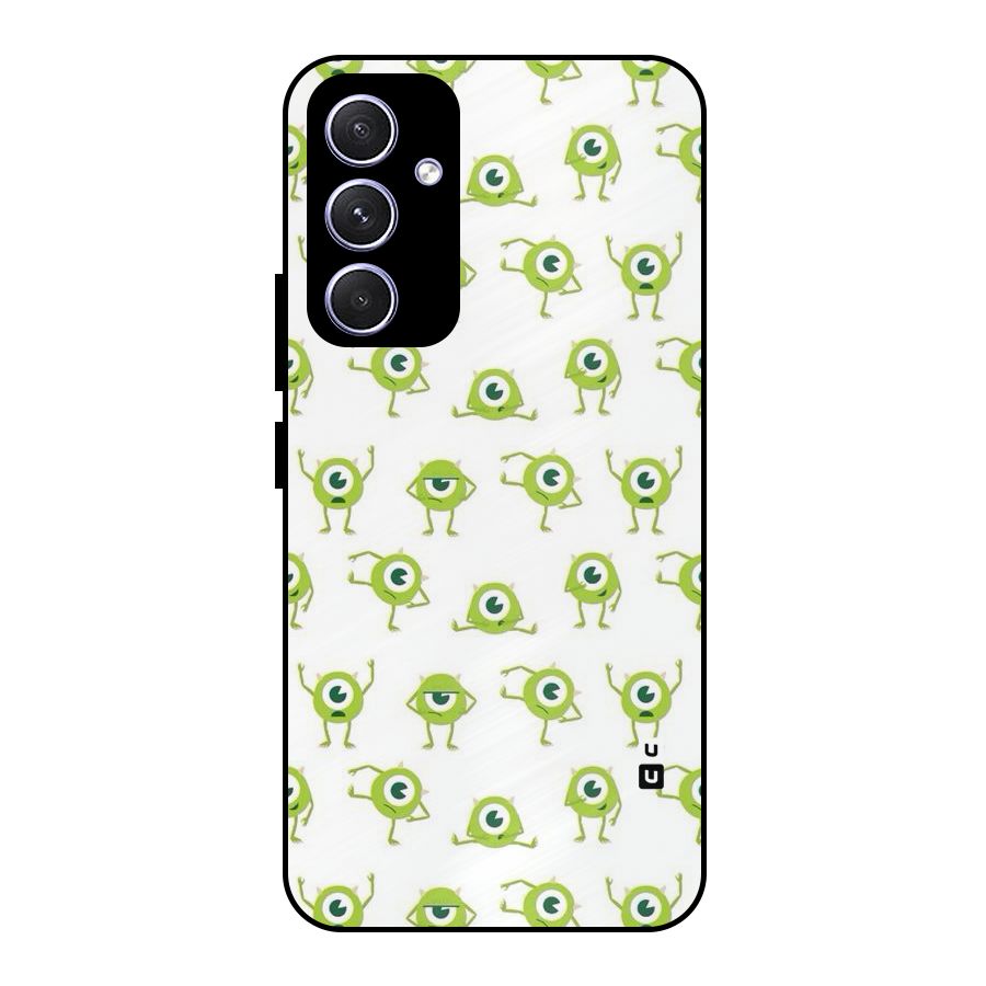 Crazy Green Maniac Metal Back Case for Galaxy A54