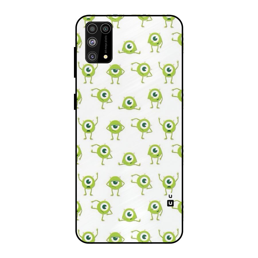 Crazy Green Maniac Metal Back Case for Galaxy F41