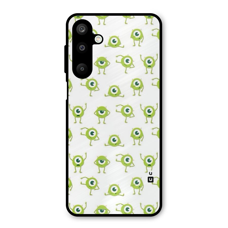 Crazy Green Maniac Metal Back Case for Galaxy M16