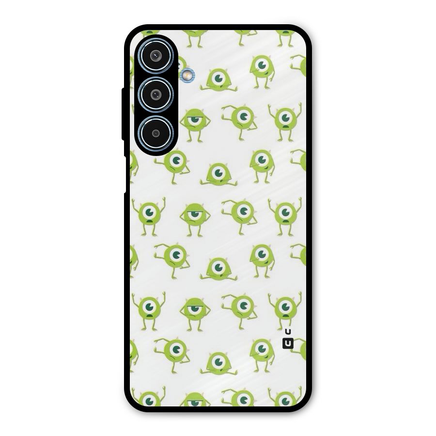 Crazy Green Maniac Metal Back Case for Galaxy M35