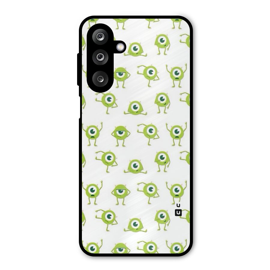 Crazy Green Maniac Metal Back Case for Galaxy M36
