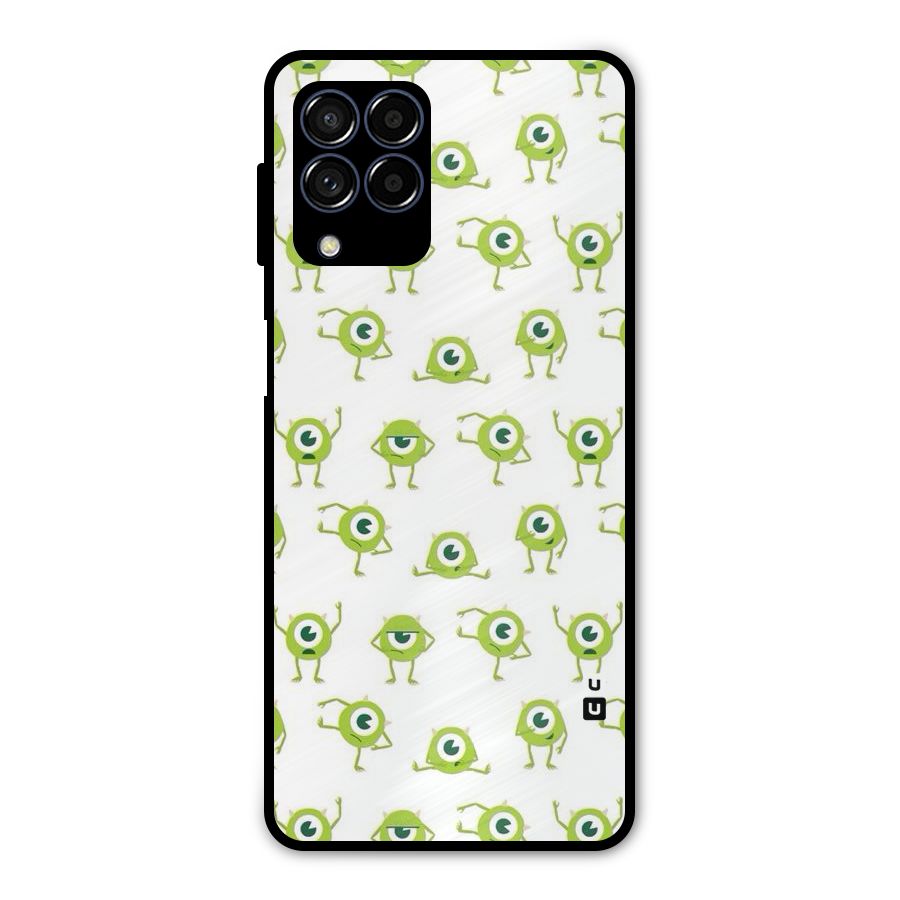 Crazy Green Maniac Metal Back Case for Galaxy M53 5G