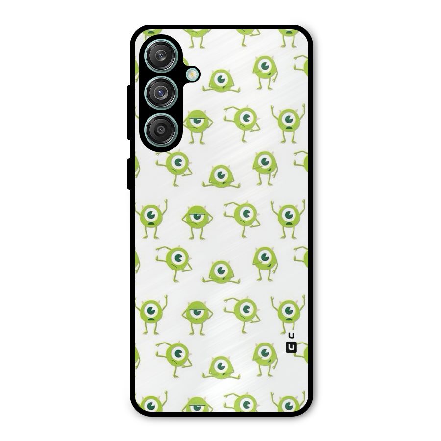 Crazy Green Maniac Metal Back Case for Galaxy M55 5G