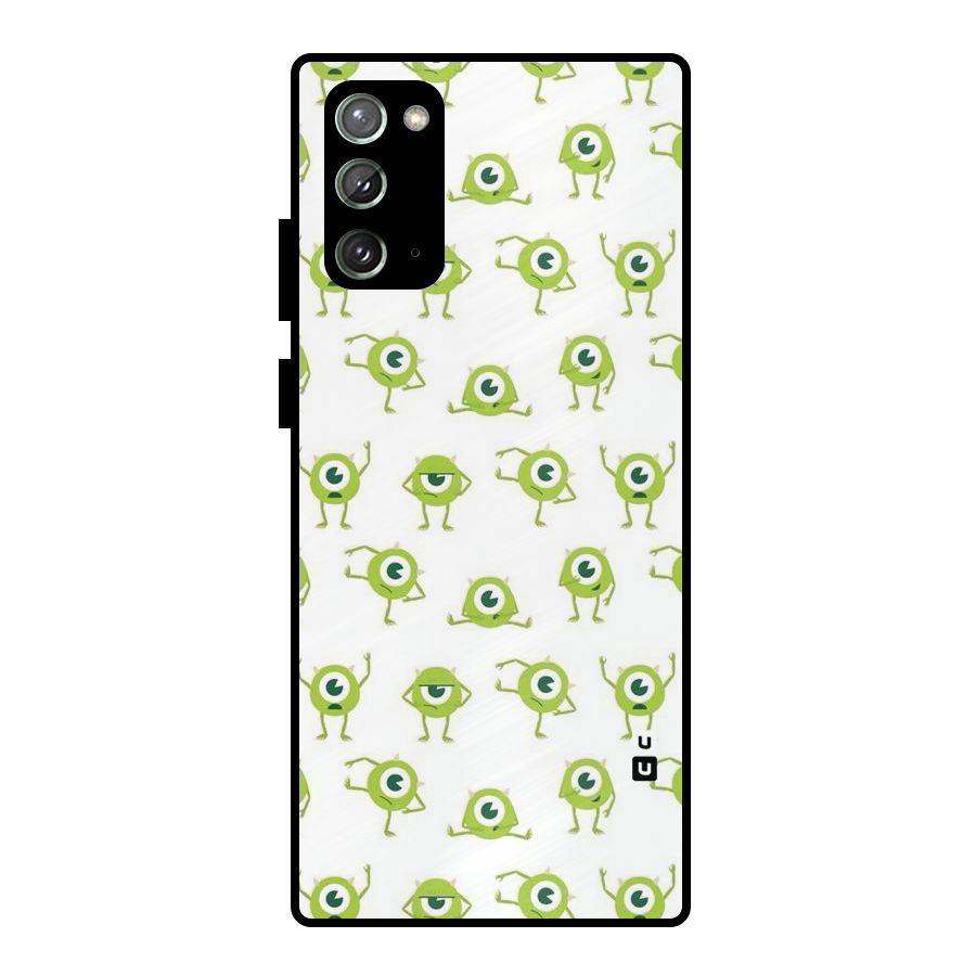 Crazy Green Maniac Metal Back Case for Galaxy Note 20