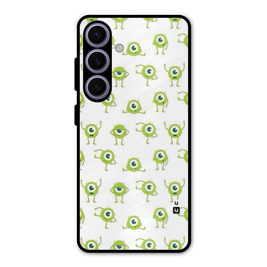 Crazy Green Maniac Metal Back Case for Galaxy S24