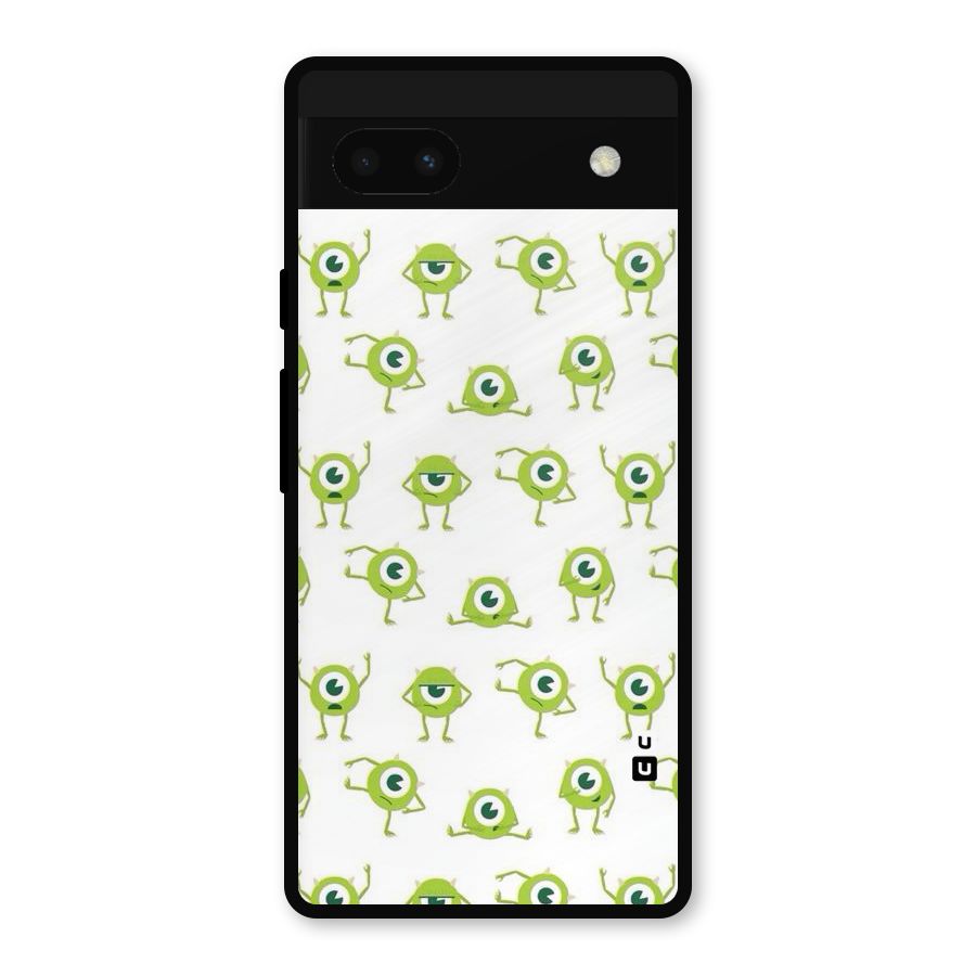 Crazy Green Maniac Metal Back Case for Google Pixel 6a
