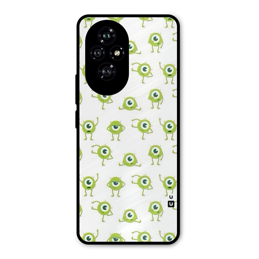 Crazy Green Maniac Metal Back Case for Honor 200