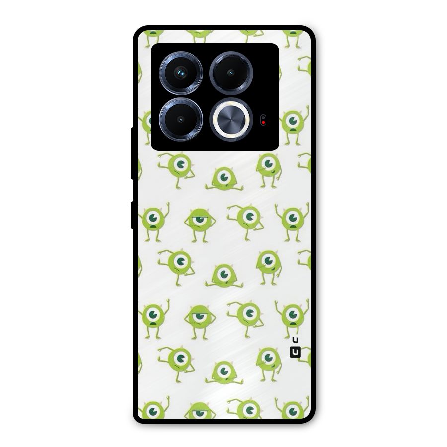 Crazy Green Maniac Metal Back Case for Infinix Note 40 5G