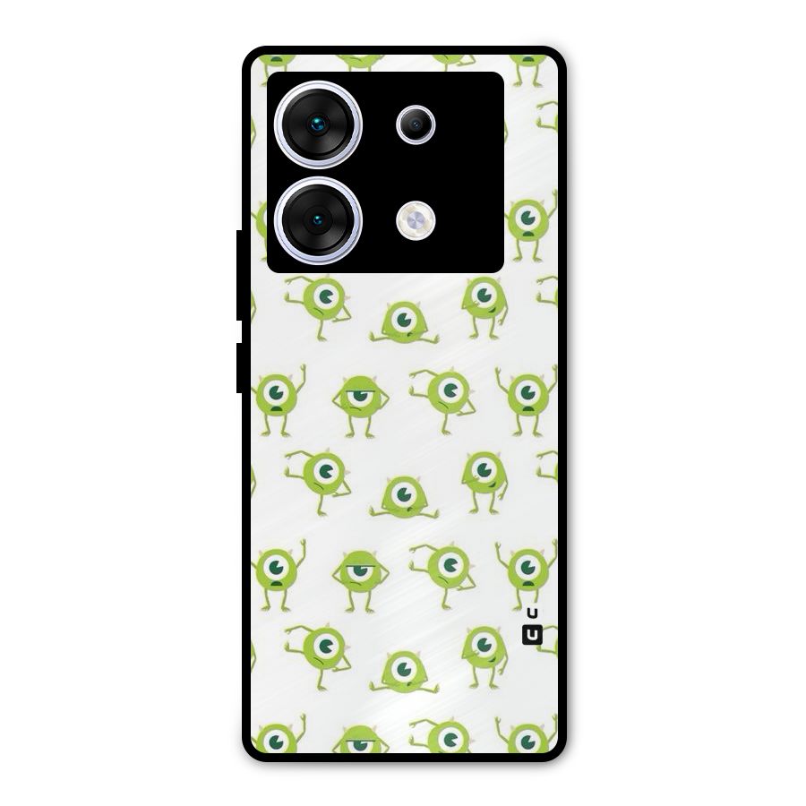 Crazy Green Maniac Metal Back Case for Infinix Zero 30 5G